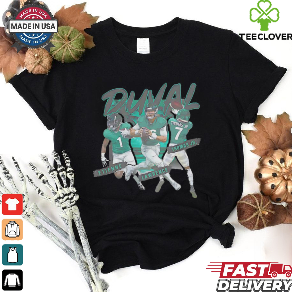 Trevor Lawrence Jacksonville Jaguars NFL football duval trio vintage shirt Trevor Lawrence Jacksonville Jaguars NFL football duval trio vintage shirt