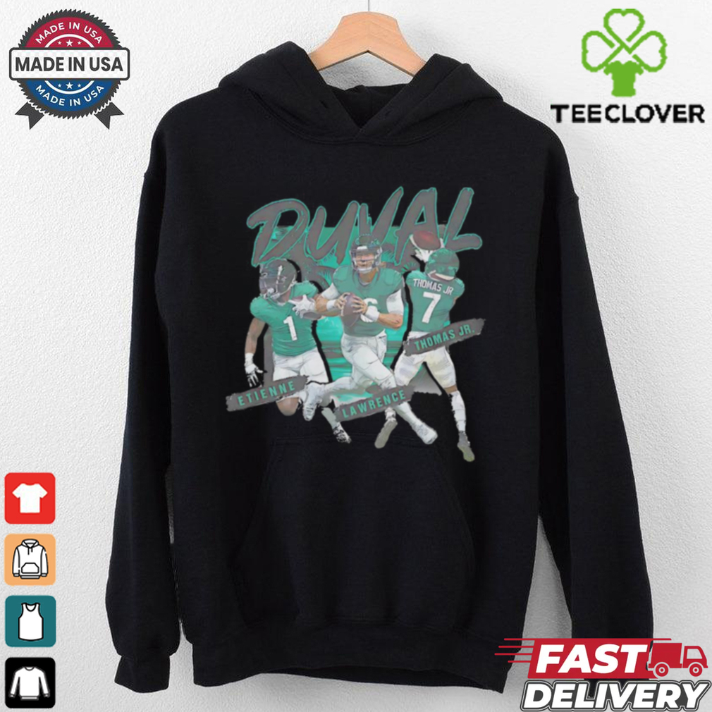 Trevor Lawrence Jacksonville Jaguars NFL football duval trio vintage shirt Trevor Lawrence Jacksonville Jaguars NFL football duval trio vintage shirt