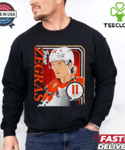 Trevor Zegras 11 Anaheim Ducks Hockey collage frame signature shirt
