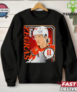Trevor Zegras 11 Anaheim Ducks Hockey collage frame signature shirt