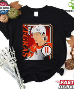 Trevor Zegras 11 Anaheim Ducks Hockey collage frame signature shirt