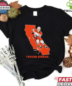 Trevor Zegras Anaheim Ducks Hockey State star shirt