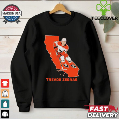 Trevor Zegras Anaheim Ducks Hockey State star shirt