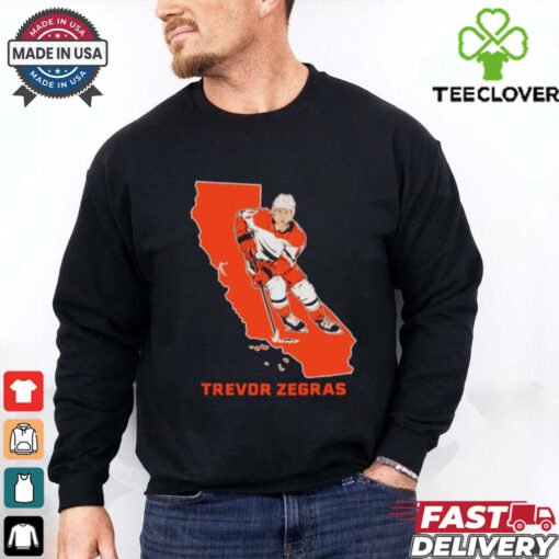 Trevor Zegras Anaheim Ducks Hockey State star shirt