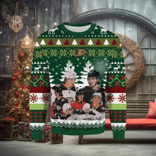 Trevor Zegras Anaheim Ducks Ugly Christmas Sweater