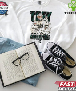 Trey Augustine Michigan State hockey graphic shirt