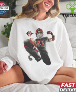 Trey White San Diego State Aztecs Portrait t shirt