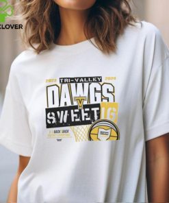 Tri Valley Basketball 2023 2024 Dawgs Sweet 16 Dii Back 2 Back District Champions Shirt