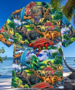 Triceratops Clothing Triceratops Lover Dinosaur Hawaiian Shirt