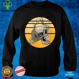 Trick Or Treat Creepy Chain Skull Halloween Night Skeleton Vintage Shirt