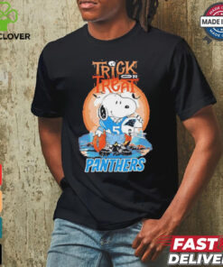 Trick Treat Snoopy Teams Carolina Panthers Nfl Shirt