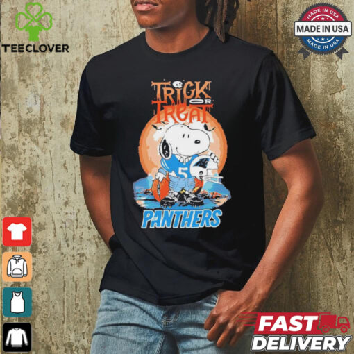 Trick Treat Snoopy Teams Carolina Panthers Nfl Shirt