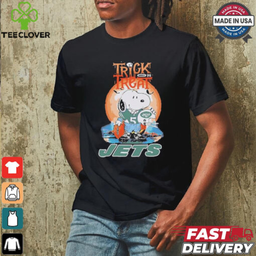 Trick Treat Snoopy Teams New York Jets Halloween Shirt