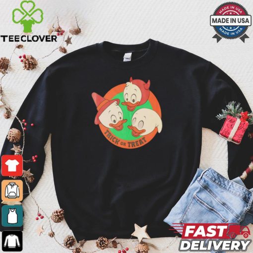 Tricks treats and trouble Donald Duck Halloween shirt