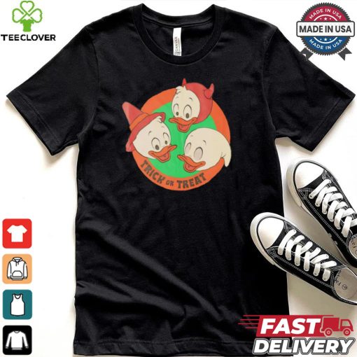 Tricks treats and trouble Donald Duck Halloween shirt