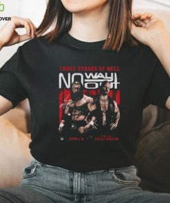 Triple H Vs. Stone Cold Steve Austin No Way Out 2001 WHT Shirt 2 Triple H Vs. Stone Cold Steve Austin No Way Out 2001 WHT Shirt