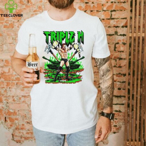 Triple H WWE cartoon graphic shirt