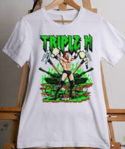 Triple H WWE cartoon graphic shirt