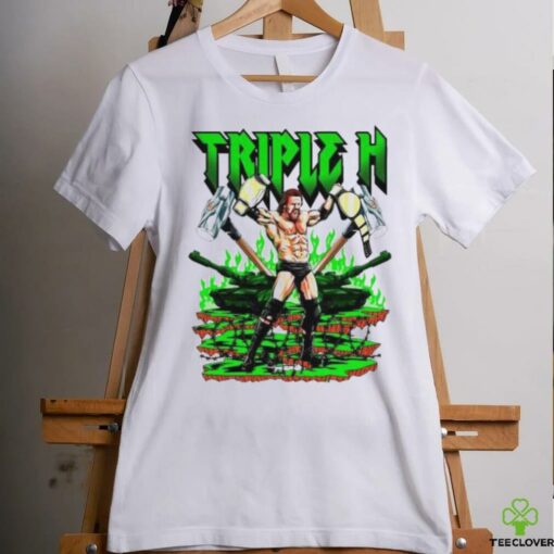Triple H WWE cartoon graphic shirt