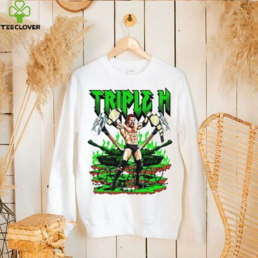 Triple H WWE cartoon graphic shirt