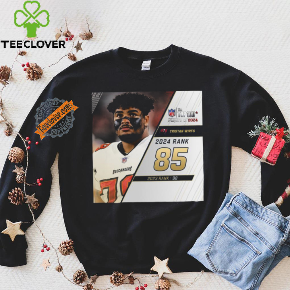 Tristan Wirfs Rank 85 The NFL Top 100 Player Of 2024 T Shirt Tristan Wirfs Rank 85 The NFL Top 100 Player Of 2024 T Shirt