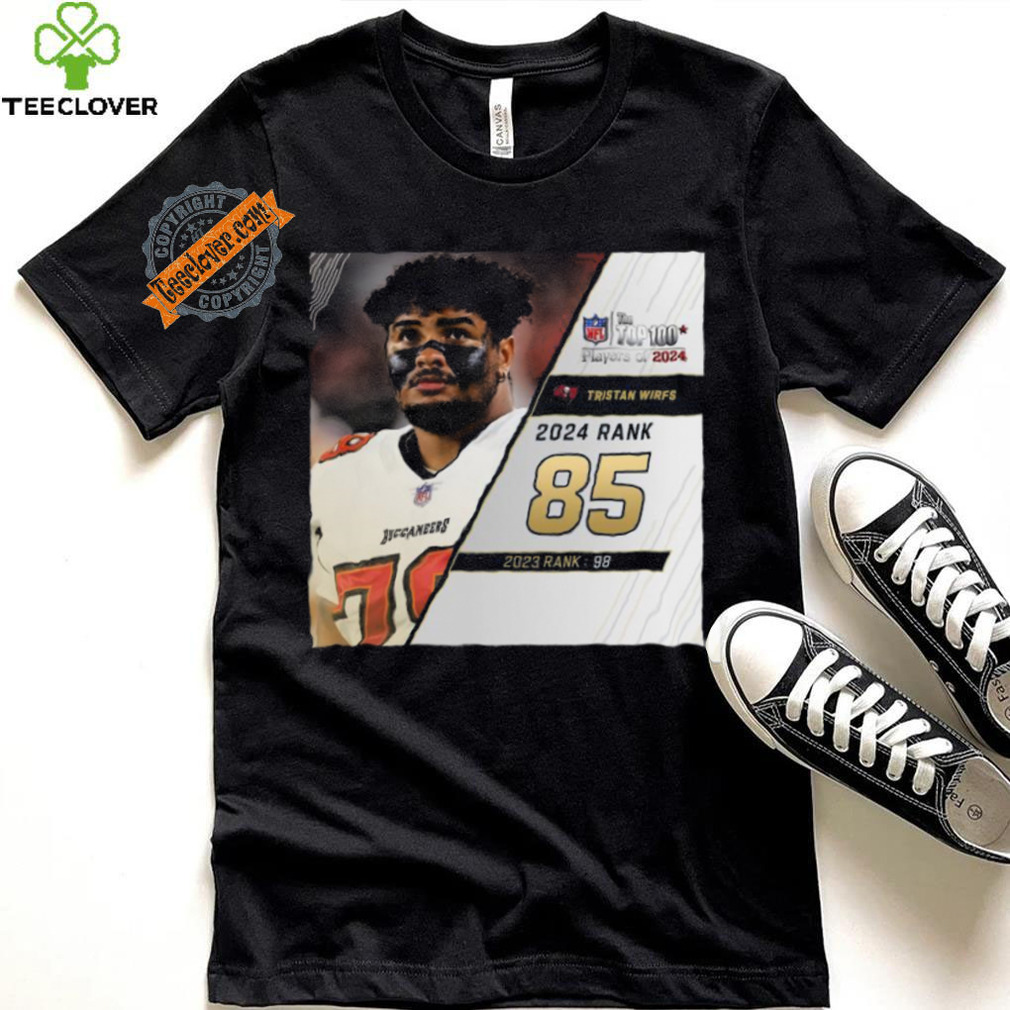 Tristan Wirfs Rank 85 The NFL Top 100 Player Of 2024 T Shirt Tristan Wirfs Rank 85 The NFL Top 100 Player Of 2024 T Shirt