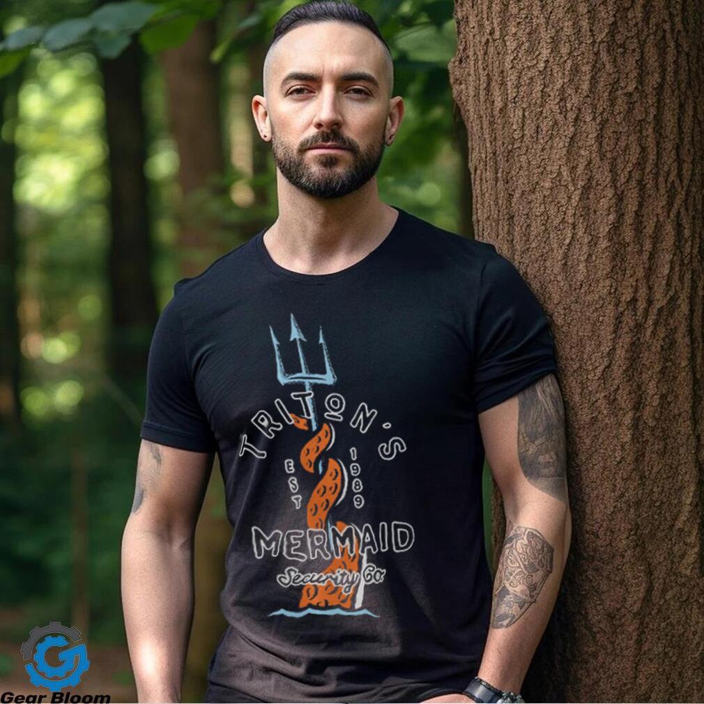 Tritons Mermaid Security Co Funny Little Mermaid Disney Inspired T Shirt Tritons Mermaid Security Co Funny Little Mermaid Disney Inspired T Shirt