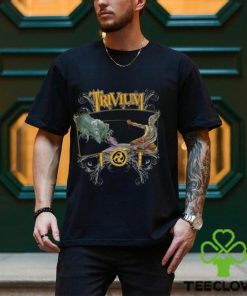 Trivium Band The Crusade Black Short Sleeve Cotton T Shirt, Trivium European Tour 2023 Tickets Merch, Trivium Band Members T Shirt