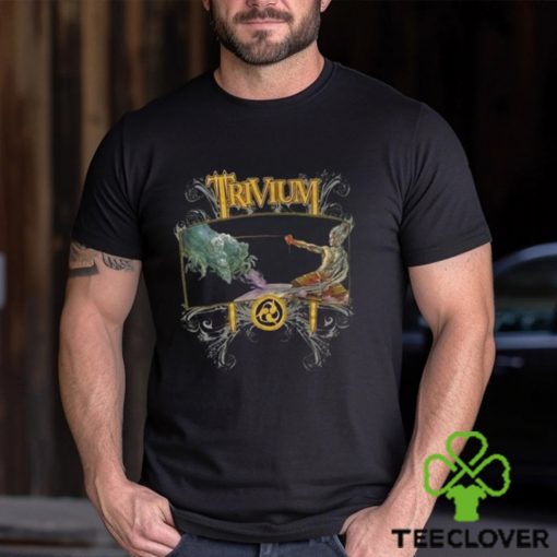 Trivium Band The Crusade Black Short Sleeve Cotton T  Shirt, Trivium European Tour 2023 Tickets Merch, Trivium Band Members T  Shirt