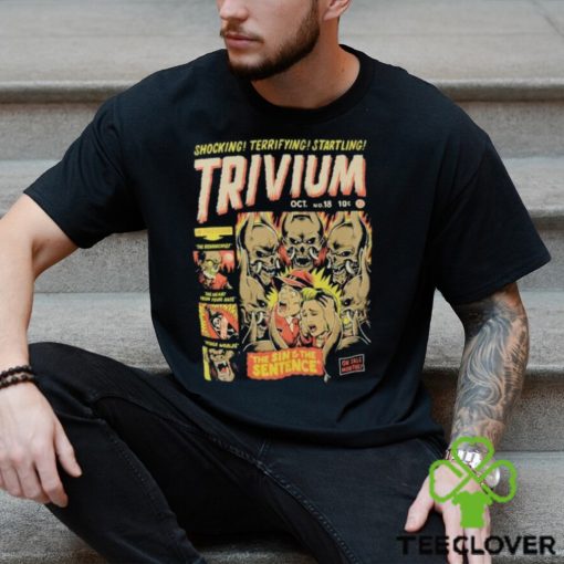 Trivium Concert Band Tour Tee Shirt, Trivium North America Tour 2023 Beartooth T  Shirt, Trivium Band Tour Dates Merch