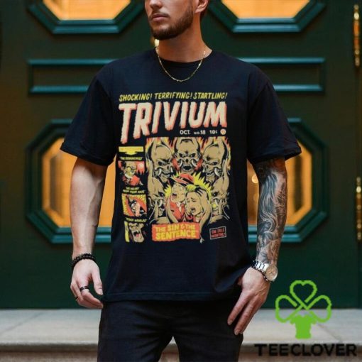 Trivium Concert Band Tour Tee Shirt, Trivium North America Tour 2023 Beartooth T  Shirt, Trivium Band Tour Dates Merch