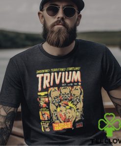 Trivium Concert Band Tour Tee Shirt, Trivium North America Tour 2023 Beartooth T Shirt, Trivium Band Tour Dates Merch