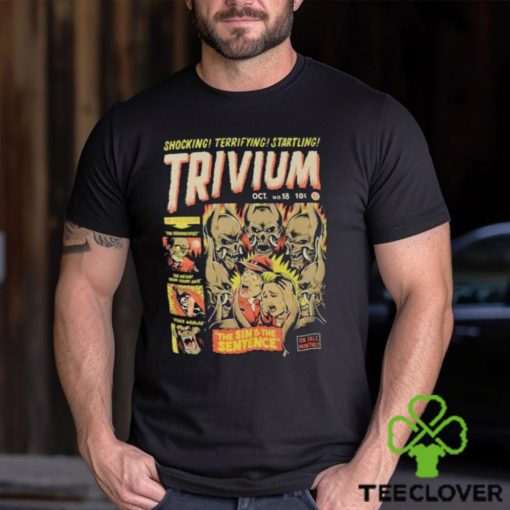 Trivium Concert Band Tour Tee Shirt, Trivium North America Tour 2023 Beartooth T  Shirt, Trivium Band Tour Dates Merch