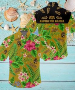 Tropcial Alpha Phi Alpha Hawaiian Shirt For Men And Women
