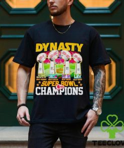 Trophies Dynasty Super Bowl Champions 4 time shirt