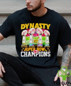 Trophies Dynasty Super Bowl Champions 4 time shirt