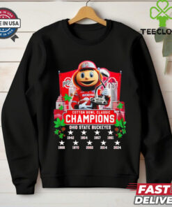Trophy Cotton Bowl Classic Champions Ohio State Buckeyes Mascot shirt