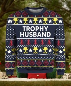 Trophy Husband Ugly Christmas Sweater
