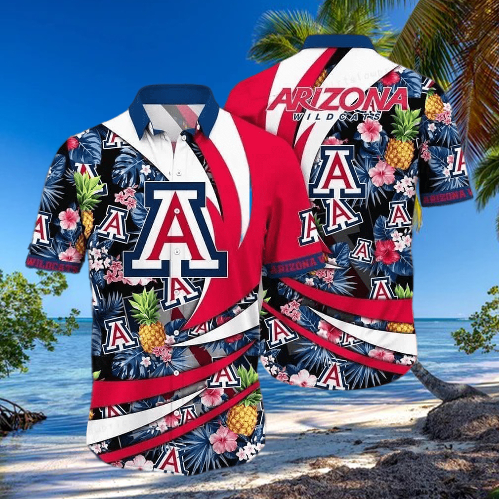 Tropical Aloha NCAA Arizona Wildcats Hawaiian Shirt Summer Beach Gift Tropical Aloha NCAA Arizona Wildcats Hawaiian Shirt Summer Beach Gift