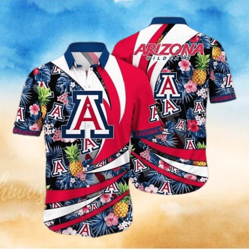 Tropical Aloha NCAA Arizona Wildcats Hawaiian Shirt Summer Beach Gift