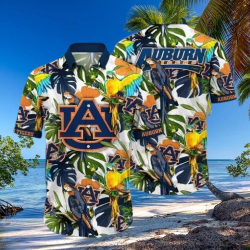 Tropical Aloha NCAA Auburn Tigers Hawaiian Shirt Summer Vacation Gift
