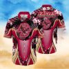 Plus Size Men s Hawaiian Shirts For Beach  Retro Floral Printed Short Sleeve Aloha Shirts  Oversized Casual Loose Tops For Summer