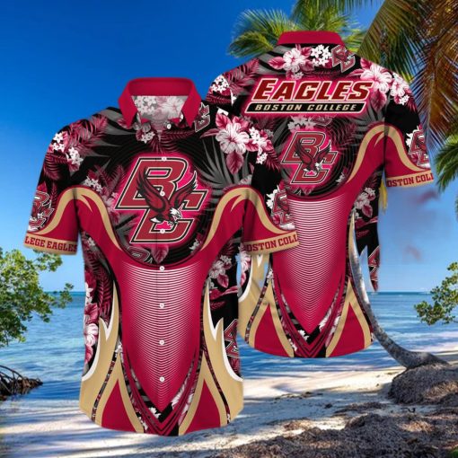 Tropical Aloha NCAA Boston College Eagles Hawaiian Shirt Gift For Beach Lovers