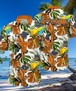 Tropical Aloha NCAA Texas Longhorns Hawaiian Shirt Gift For Beach Vacation