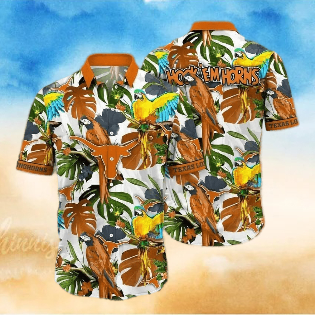 Tropical Aloha NCAA Texas Longhorns Hawaiian Shirt Gift For Beach Vacation Tropical Aloha NCAA Texas Longhorns Hawaiian Shirt Gift For Beach Vacation