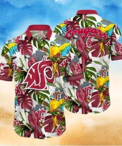 Tropical Aloha NCAA Washington State Cougars Hawaiian Shirt Summer Vacation Gift