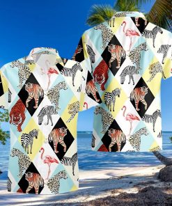 Tropical Animals And Bird Hawaiian Shirt Vacation Gift For Lover Animal