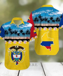 Tropical Beach Colombia Aloha Hawaiian Shirts Dh