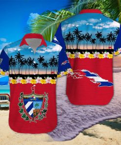 Tropical Beach Cuba Aloha Hawaiian Shirts Dh