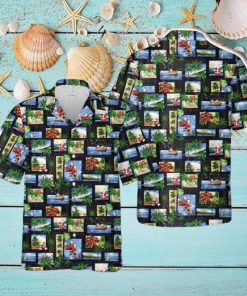 Tropical Christmas Button Down Hawaiian Shirt Trend Summer